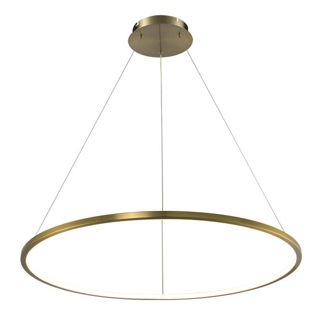 Brass Ring Core LED Pendant Light