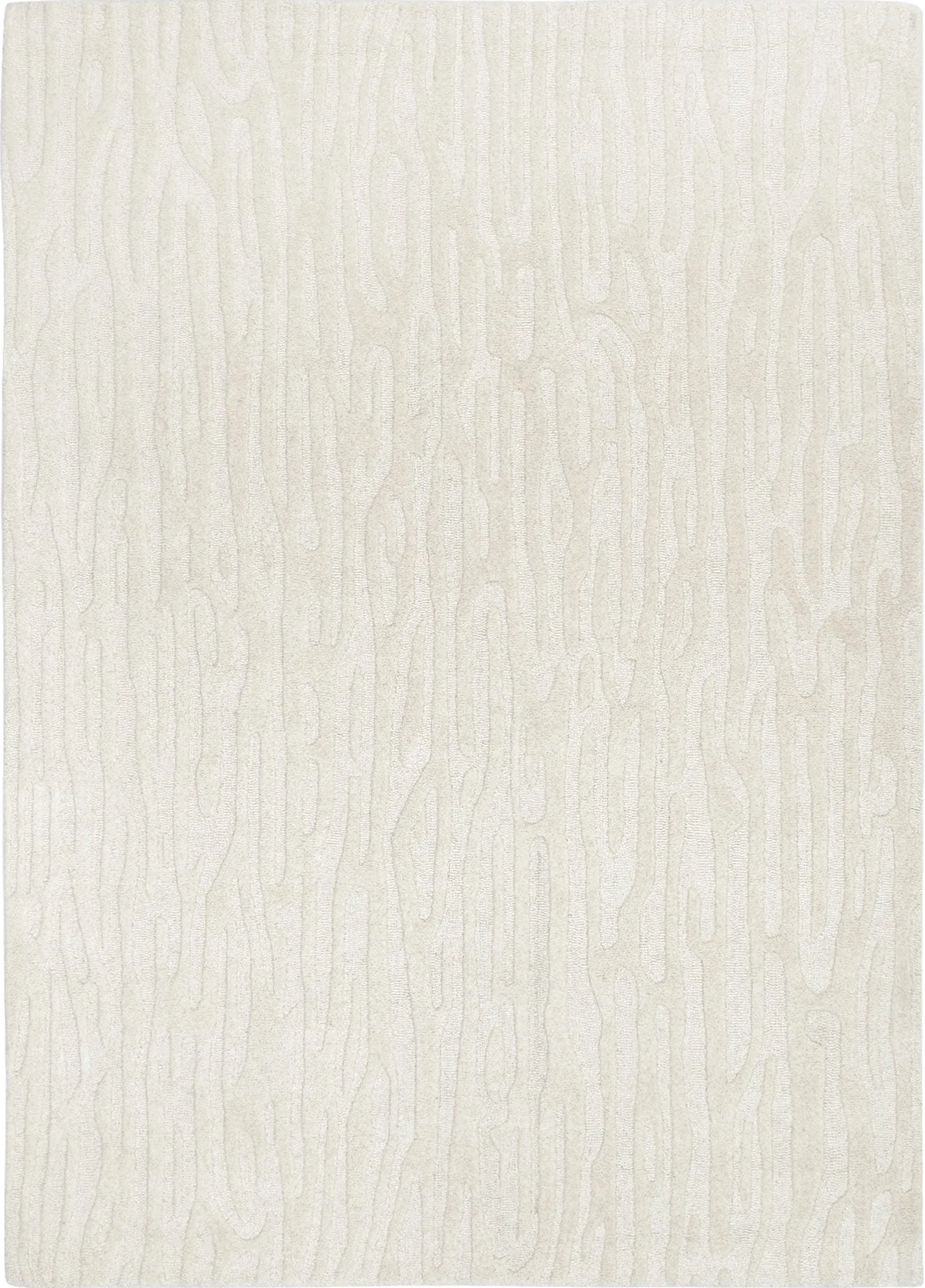 Les Nomades Sandstorm Cream Wool Rug