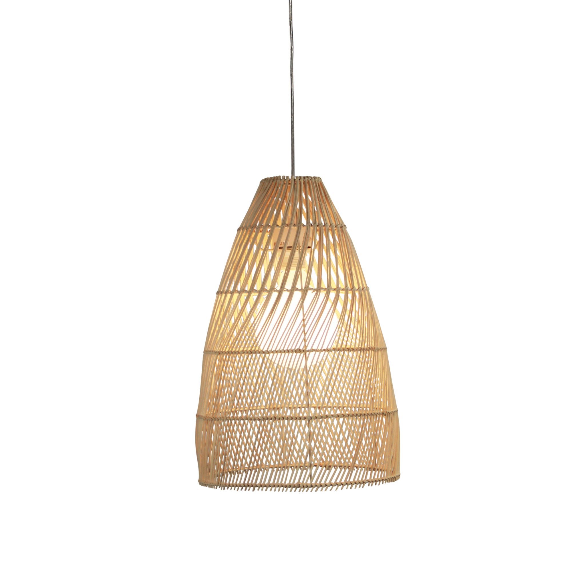 Bella Natural Rattan Shade 30