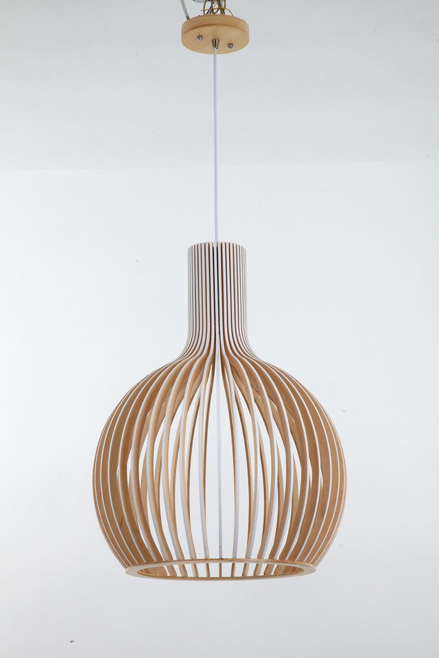 Replica Octo Pendant Light - White and Wood