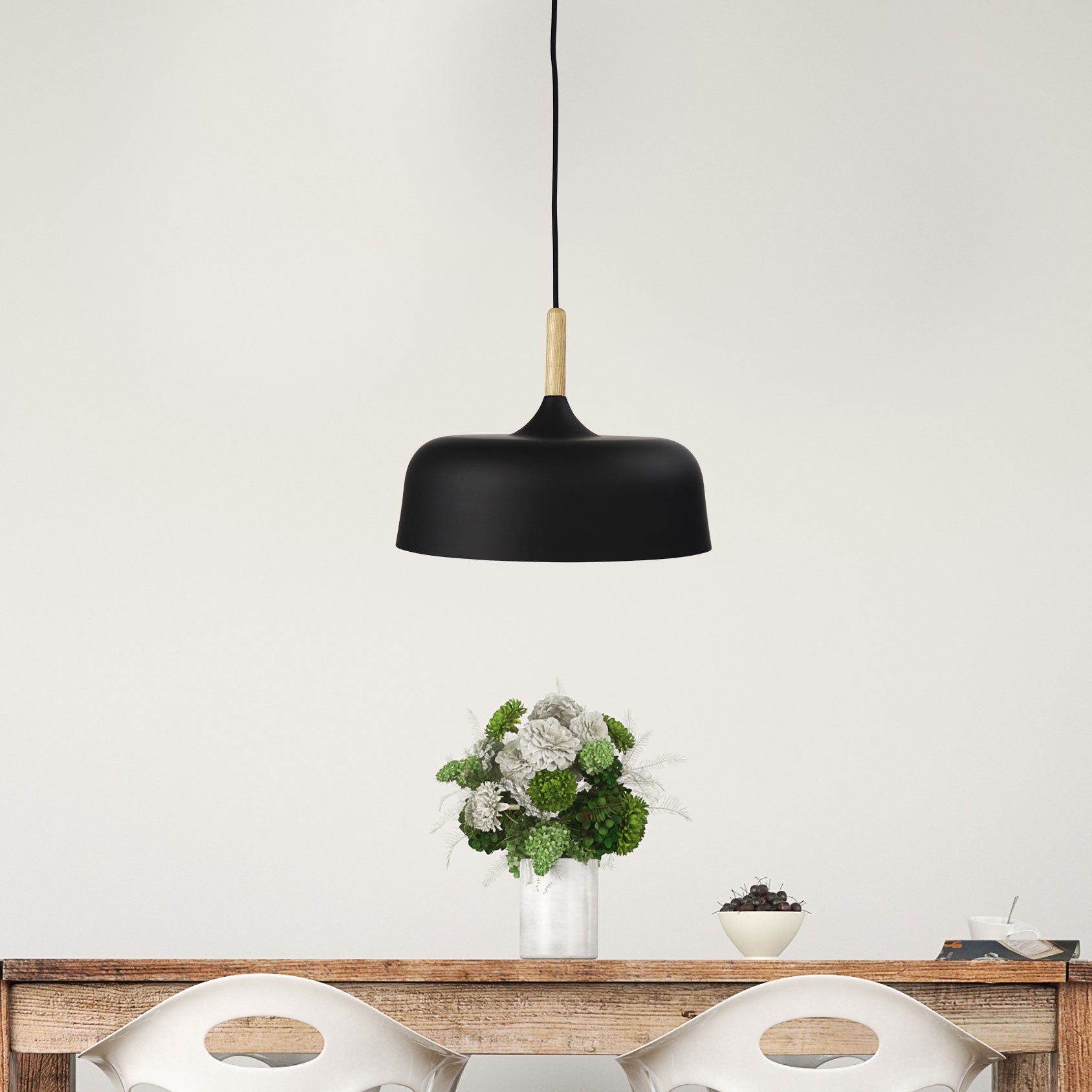 Modern Danish Pendant Light - Black 32