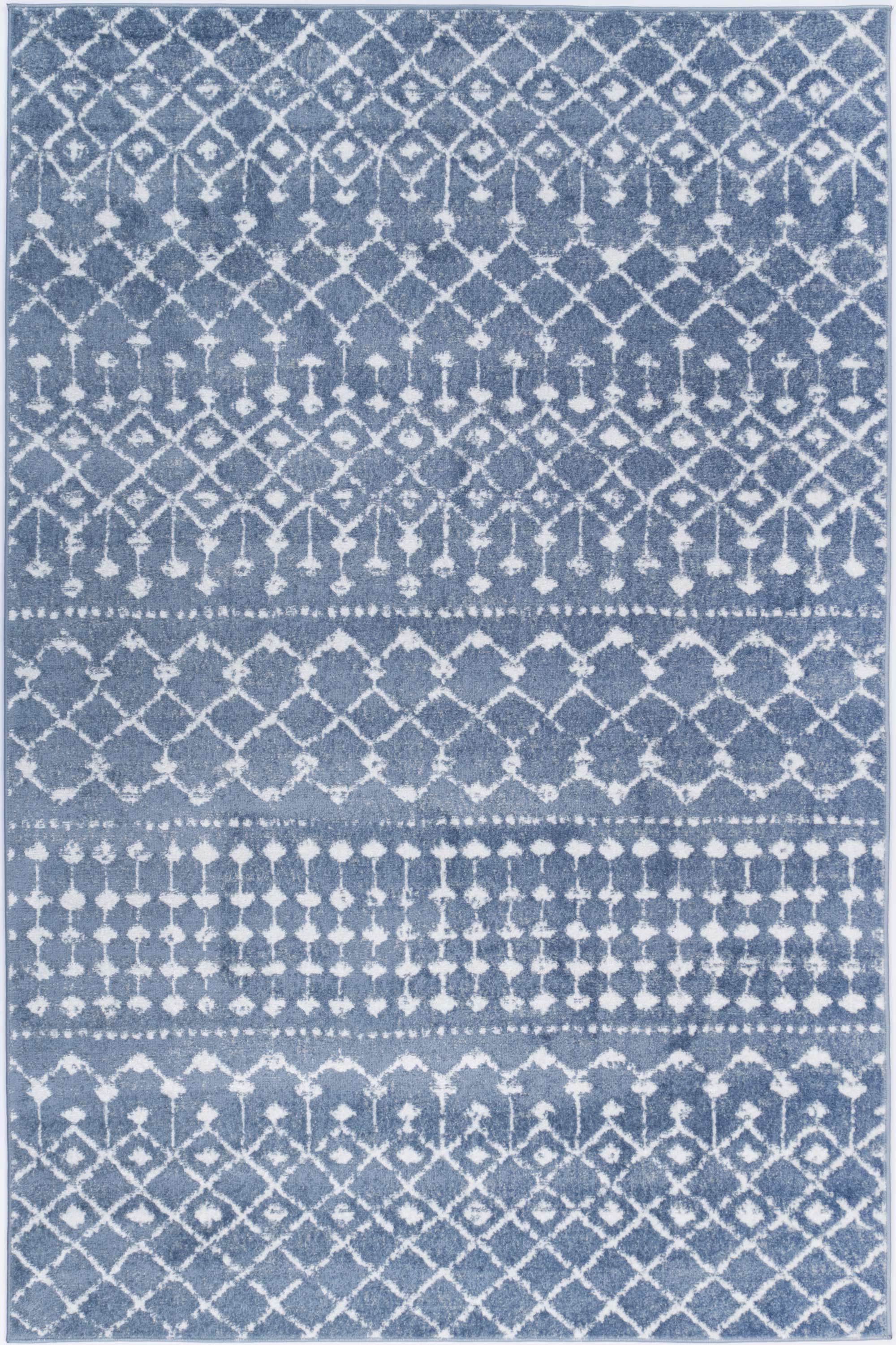 Bergen Repeats Blue and White Rug